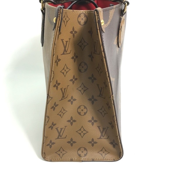 Louis Vuitton Monogram On The Go MM Tote Bag Brown - Picture 2 of 8